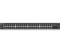 Zyxel GS1900-48HPv2 Managed L2 Gigabit Ethernet (10/100/1000) Power over Ethernet (PoE) Black