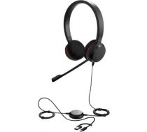 Jabra Evolve 20 Headset Wired Head-band Office/Call center USB Type-C / USB Type-A Black