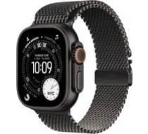 Apple Watch Ultra 3 GPS + Cellular 49mm Black Titanium Case with Black Titanium Milanese Loop - Large