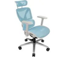 Thunderx3 XTC Ergonomic Office Chair - white/blue