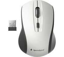 Gembird | Optical Mouse | MUSW-4B-02-BS | Wireless | USB | Black/silver