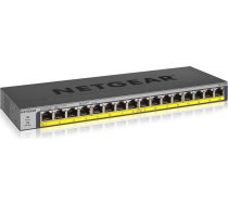 Netgear GS116PP Unmanaged Gigabit Ethernet (10/100/1000) Power over Ethernet (PoE) Black