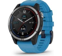 Garmin quatix 7 3.3 cm (1.3") MIP 47 mm Digital 260 x 260 pixels Touchscreen Blue Wi-Fi GPS (satellite)