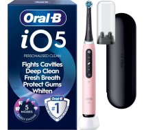 Oral B - iO5 Electric Toothbrush - Pink - 1 Brush Head, Premium Travel Case
