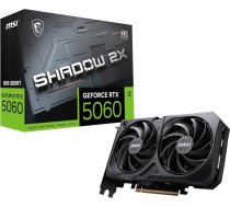 MSI GeForce RTX 5060 8G Shadow 2X OC - 8GB GDDR7 (28Gbps/128-bit), PCIe 5, Boost: 2535 Hz, HDMI 2.1b, DisplayPort 2.1b