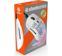 Steelseries Aerox 3 Wired Gaming Mouse – White (2022 Edition)