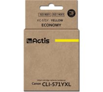 Actis KC-571Y Ink (replacement for Canon CLI-571Y; Standard; 12 ml; yellow)