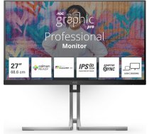 AOC Q27U3CV computer monitor 68.6 cm (27") 2560 x 1440 pixels 4K Ultra HD LCD Black