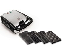 Tefal | SW854D | Sandwich Maker | 700 W | Number of plates 4 | Number of pastry 2 | Diameter cm | Black/Stainless steel