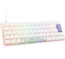 Ducky One 2 Pro Mini White Edition Gaming Tastatur, RGB LED - Cherry Red