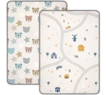 Milly Mally Rolled foam mat teddy bears and pastel road