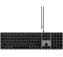 No Name Satechi Slim W3 Keyboard USB-C with numpad (gray)