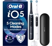 Oral B - iO5 Electric Toothbrush - Black & White - 2-Pack