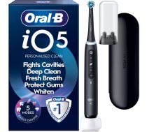Oral B - iO5 Electric Toothbrush - Black - 1 Brush Head, Premium Travel Case