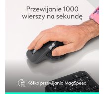 Logitech Logitech MX Master 4 for Business Mouse - Wireless + Bluetooth, 8000 DPI, Graphite | Logitech