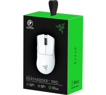 Razer DeathAdder V3 Pro Gaming Mouse, Optical, 30000 DPI, White