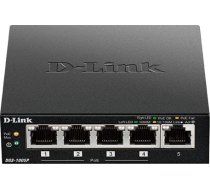 D-Link DGS-1005P/E network switch Unmanaged Gigabit Ethernet (10/100/1000) Power over Ethernet (PoE) Black