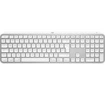 Logitech Master MX Keys S for Mac keyboard Office RF Wireless + Bluetooth QWERTY US International Aluminium, White