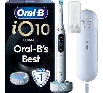 Oral B - Oral-B iO10 Electric Toothbrush - White - 1 Brush Head, Charging Travel Case