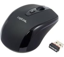 Logilink | Maus optisch Funk 2.4 GHz | wireless | 2.4GH wireless mini mouse with autolink | Black