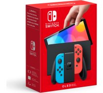 Nintendo Switch OLED Console with Joy-Con Blue and Red