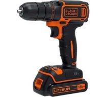 Black+Decker Black & Decker BDCDC18 drill 650 RPM Black, Orange