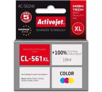 Activejet AC-561NX Ink (replacement for Canon CL-561XL; Supreme; 18 ml; Color: Cyan, Magenta, Yellow)
