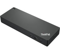 Lenovo 40B00300EU laptop dock/port replicator Wired Thunderbolt 4 Black, Red