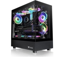Thermaltake PC case View 270 Tempered Glass, glass side, CT140 Fan - black