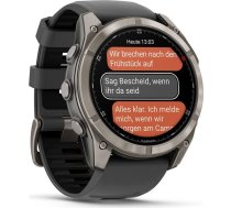 Garmin fēnix 8 Pro 3.56 cm (1.4") AMOLED 51 mm Digital 454 x 454 pixels Touchscreen Graphite, Titanium Wi-Fi GPS (satellite)