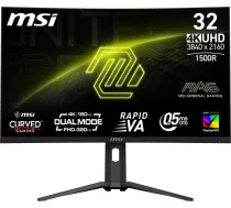 MSI MAG 321CUPDF computer monitor 80 cm (31.5") 3840 x 2160 pixels 4K Ultra HD LCD Black