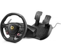 Thrustmaster - T80 Ferrari 488 GTB Edition Racing Wheel and Pedal Set