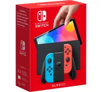 Nintendo Switch OLED Model – Neon Blue & Neon Red (64GB, HEG-001)