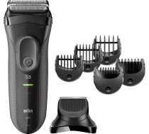 Braun 3000BT Foil shaver Trimmer Black, Grey