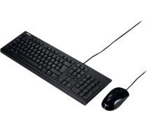 Asus U2000 | Keyboard and Mouse Set | Wired | US | Black