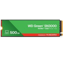 WD Western Digital Green WD ™ SN3000 NVMe™ SSD POWERED BY SANDISK 500 GB