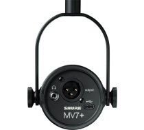Shure MV7+-K - Lecture/vocal microphone with XLR/USB-C connector, black