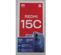 Xiaomi Redmi 15C 4G (Midnight Black) Dual SIM 6.9" IPS LCD 720x1600/2.0GHz&1.8Ghz/256GB/4GB RAM/Android13/4G,MZB0LIFEU | Xiaomi | Redmi | 15C 4G | Midnight Black | 6.9 " | IPS LCD | 720 x 1600 pixels | Mediatek | Internal RAM 4 GB | 256 GB |