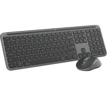 Logitech - Signature Slim Wireless Keyboard and Mouse Combo MK950 Graphite Nordic