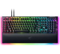 Razer | Mechanical Gaming Keyboard | BlackWidow V4 Pro | Gaming Keyboard | RGB LED light | US | Wired | Black | Numeric keypad | Yellow Switches