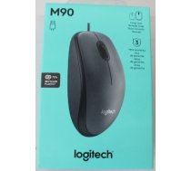 Logitech M90 optical mouse, USB, Black | Logitech M90 | Wired | Mouse | USB Type-A | Black | DAMAGED PACKAGING