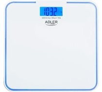 Adler Bathroom scale ADLER AD 8183 with edge lighting White