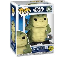 Funko POP! Vinyl Figure: Star Wars: Mandalorian & Grogu - Rotta the Hutt (Glow)