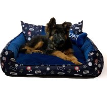 Go Gift Dog and cat bed XL - navy blue - 100x80x18 cm ART#161370