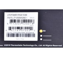 Thermaltake Computer power supply THERMALTAKE LITEPOWER RGB 550W, 24-pin PS-LTP-0550NHSANE-1