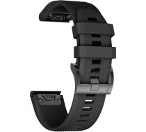 Tech-Protect watch strap Smooth Garmin Fenix 3/5X/3HR/5X Plus/6X/6X Pro, black ART#102840