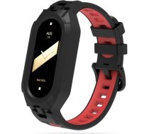 Tech-Protect watch strap Armour Xiaomi Mi Band 8/8NFC, black/red ART#103030