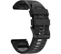 Tech-Protect watch strap IconBand Pro Garmin fenix 3/5X/3HR/5X Plus/6X/6X Pro/7X, black/grey ART#107400