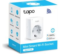 Tp-Link | Tapo P100 (1-pack) | Mini Smart Wi-Fi Socket | White TAPO P100(1-PACK)