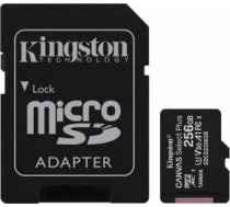 Kingston MEMORY MICRO SDXC 256GB UHS-I/W/ADAPTER SDCS2/256GB KINGSTON